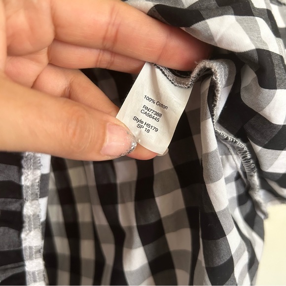 J CREW Gingham Flounce Hem Midi Skirt 10 - Picture 5 of 8